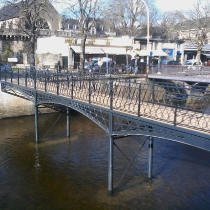 La passerelle posée